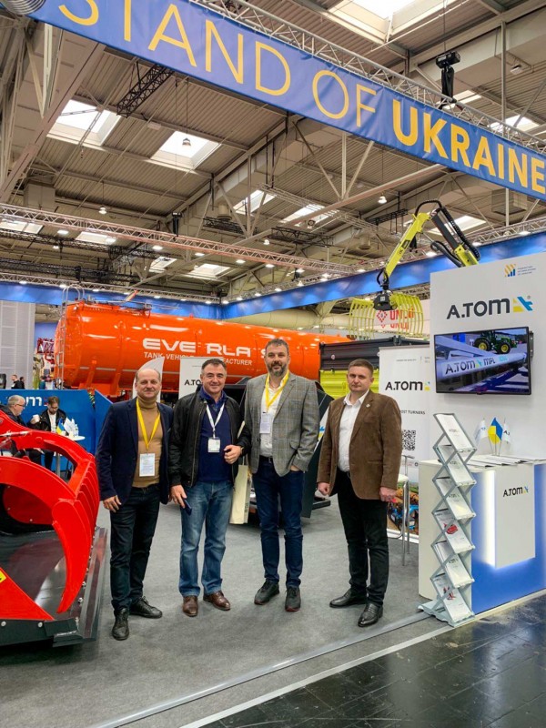 AGRITECHNICA 2023, national stand of Ukraine, A.TOM