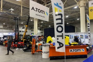 A.TOM demonstrated new attachments at СomunTech exhibition