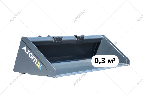 Bucket for skid steer loader - А.ТОМ 0.3 m³ Mini HD