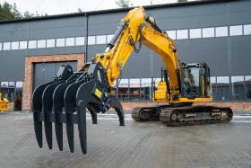 Tree puller with grab for excavator - A.TOM 
