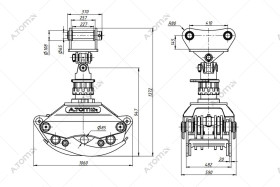 Захват грейферный с ротатором - А.ТОМ 1800 