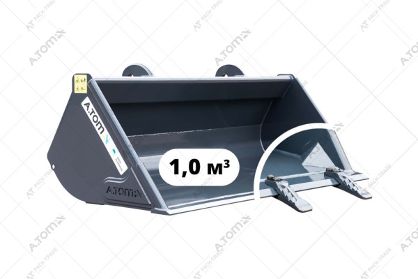 Ковш с зубами А.ТОМ 1,0 м³ Evolution, нож Hardox