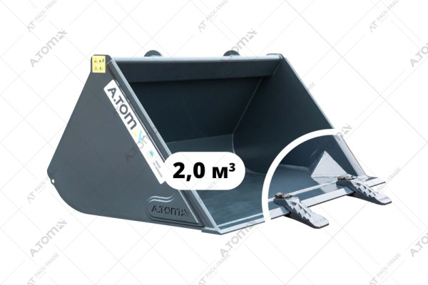 Ковш с зубами А.ТОМ 2,0 м³ Evolution, нож Hardox