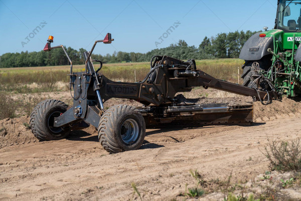 A.TOM Grader / tractor-mounted rear blade (or trailer-mounted blade)