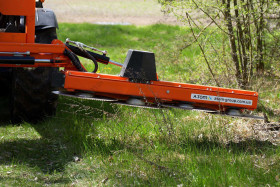 Disc telescopic saw for loader - A.TOM 2000 