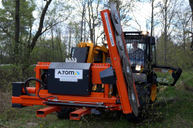 Disc telescopic saw for loader - A.TOM 2000 