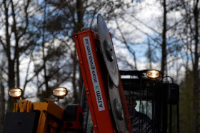 Disc telescopic saw for loader - A.TOM 2000 