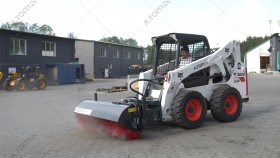 Mounted sweeper brush for mini loader - А.ТОМ 2000 Bob-Tach 