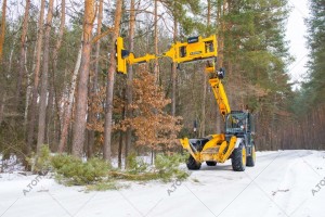 Hydraulic hedge trimmer (tree pruning machine) - А.ТОМ 150 (C/N 4.142) 